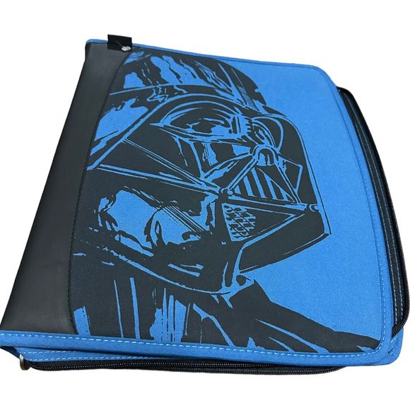 Vtg Mead Trapper Keeper 3 Ring Binder Star Wars Darth Vader Lucasfilms 1996 HTF - Picture 8 of 16